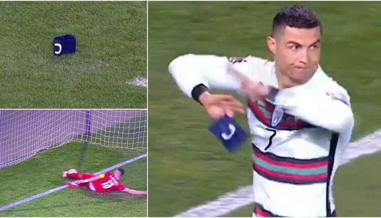 Armband flung to floor in epic Cristiano Ronaldo strop goes