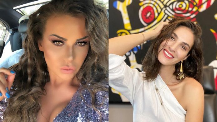 This is how Gjyste Vulaj receives the model Emina Çunmulaj at home