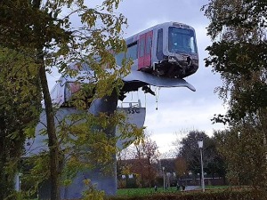 The Netherlands, why the train hit the whale's tail