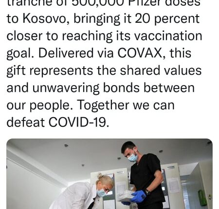 Blinken on COVID-19 vaccines: This gift represents the unwavering bond