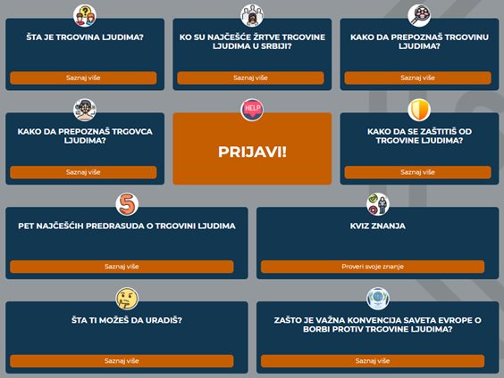 Digital platform for youth "How to protect yourself from human trafficking?" launched in Serbia
